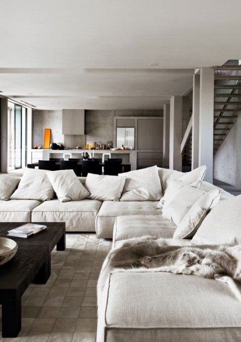 Open plan contemporary living